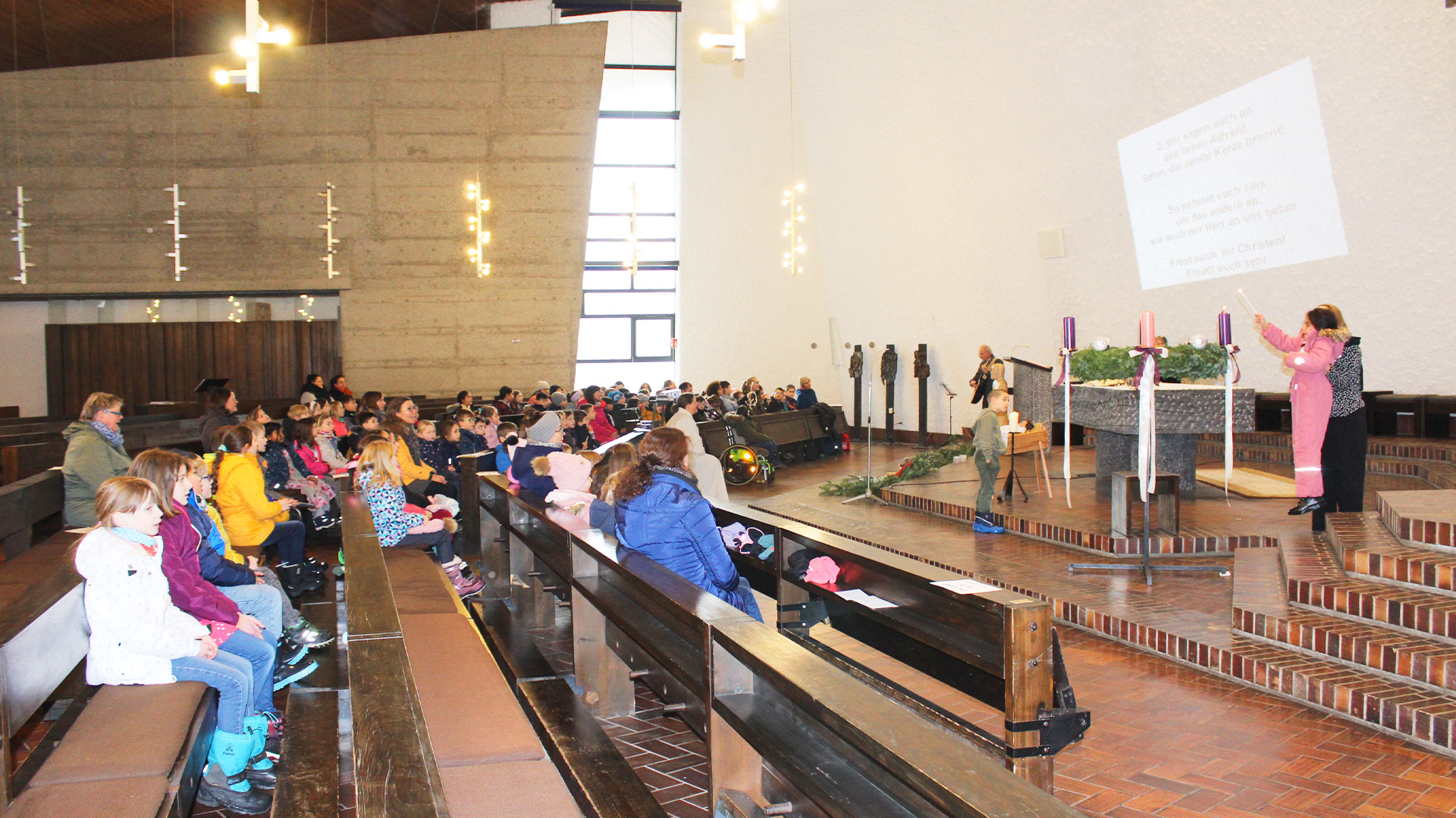 Schulgottesdienst der Stauferschule im Advent